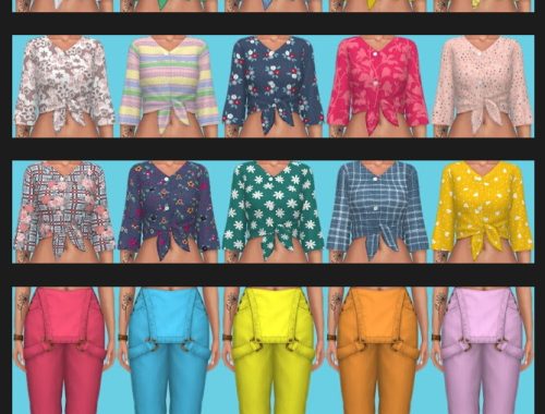 Shirt & Jeans Nr. 3 at Annett’s Sims 4 Welt
