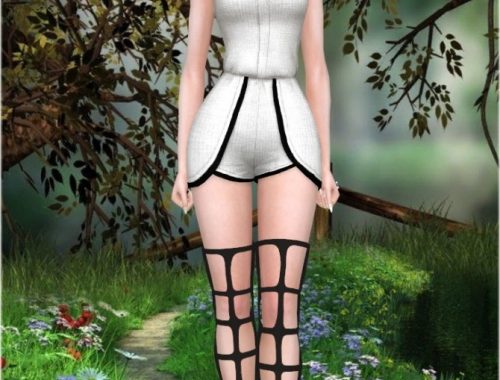 Short body romper at Jenni Sims