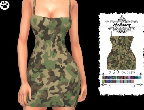 Short Camo Dress