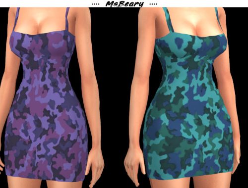 Short Camo Dress