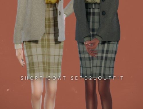 Short Coat Set at NEWEN