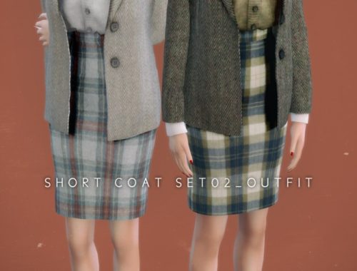 Short Coat Set at NEWEN