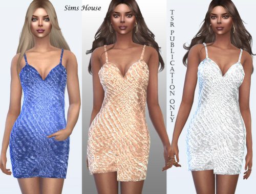 Short dress Metallic