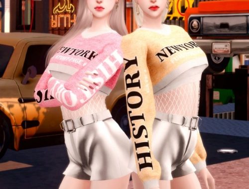 Short Knit & Leather Shorts at RIMINGs