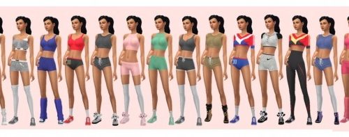 SHORT SPORTS OUTFIT at Sims4Sue