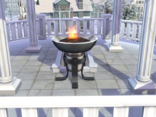 Shorter Braziers by Teknikah at Mod The Sims