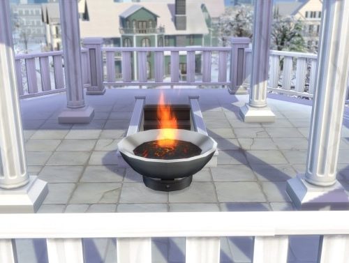 Shorter Braziers by Teknikah at Mod The Sims