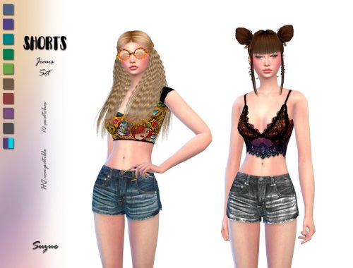 Shorts Jeans Set