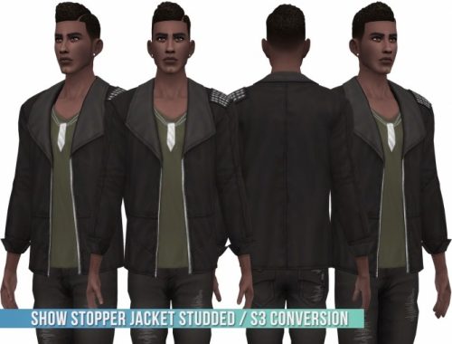 Show Stopper Jacket Studded S3 Conversion at Busted Pixels