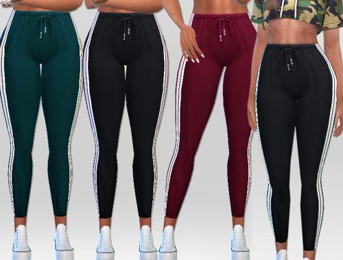 Side Stripes Athletic Pants