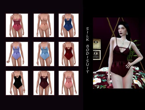 Silk bodysuit