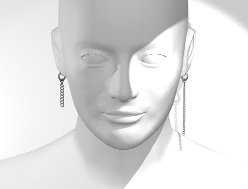 Silver Mood earrings 3 at Kiro