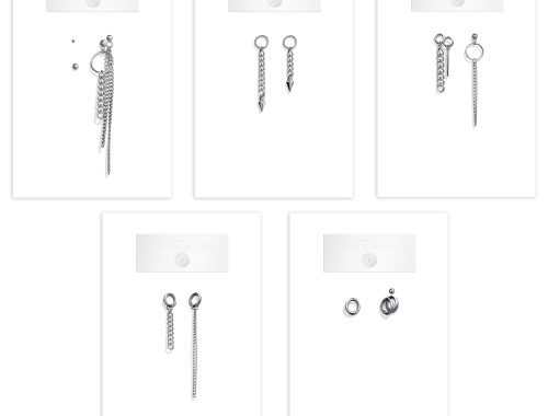 Silver Mood earrings 3 at Kiro