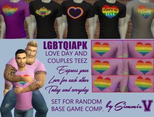 Simmie V's LGBTQIAPK Love Day Teez