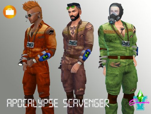 SimmieV Apocalypse Scavenger Outfit