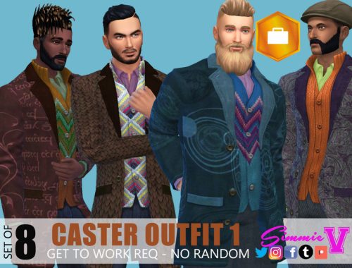SimmieV Caster Outfit 1