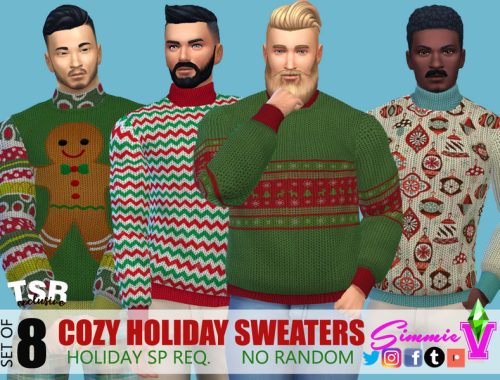 SimmieV Cozy Holiday Sweater