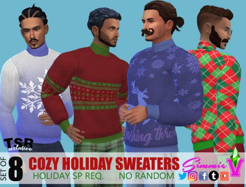 SimmieV Cozy Holiday Sweater