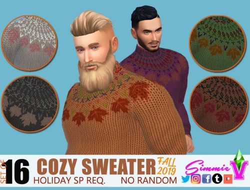 SimmieV Cozy Sweaters Fall 2019