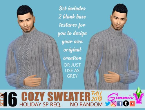 SimmieV Cozy Sweaters Fall 2019