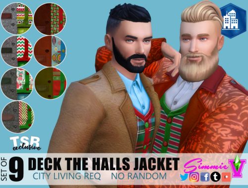 SimmieV Deck the Halls Jacket