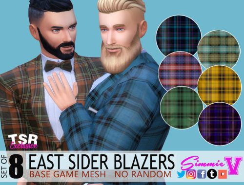 SimmieV EastSider Blazer with Bowtie