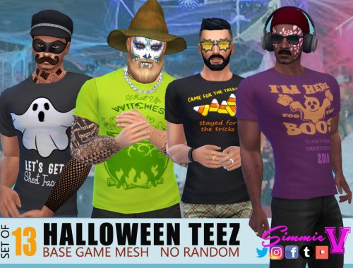 SimmieV Halloween Teez 2019