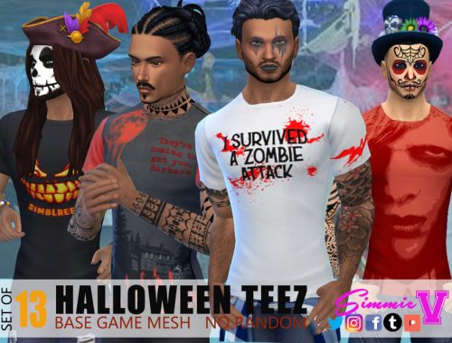 SimmieV Halloween Teez 2019