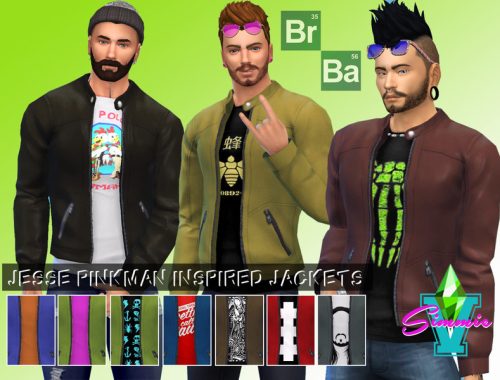 SimmieV Jesse Pinkman Jackets