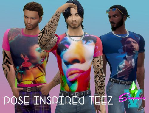 SimmieV POSE Inspired Teez