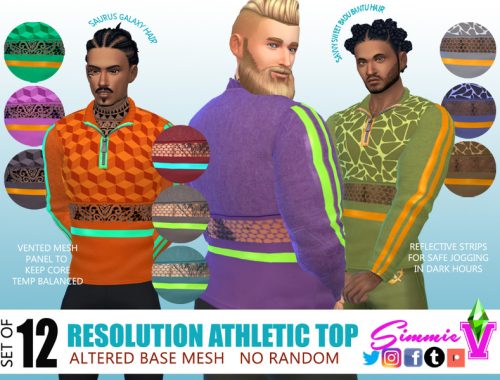 SimmieV Resolution Athletic Top