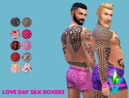 SimmieV Silky Love Day Boxers