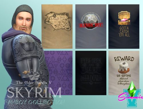 SimmieV Skyrim Fanboy Teez