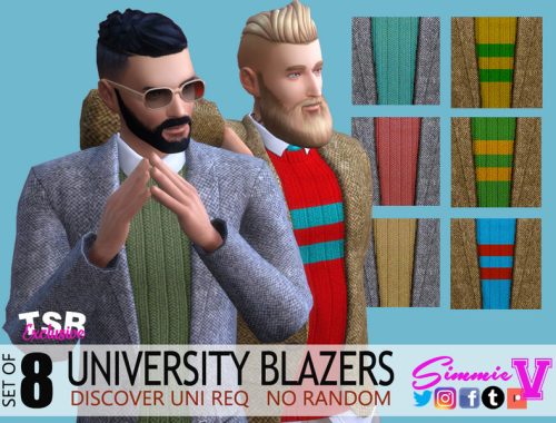 SimmieV University Blazer