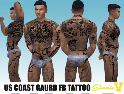 SimmieV US Coast Guard FB Tattoo