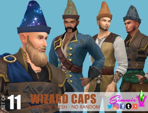 SimmieV Wizrd Caps