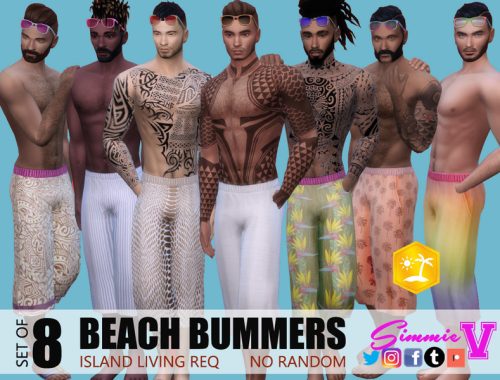 SimmieV_Beach Bummer Pants - Island Living Required