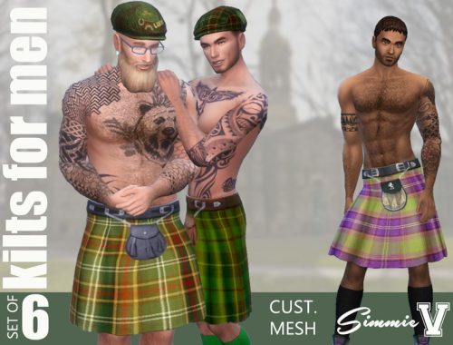 SimmieV_Kilts for Men