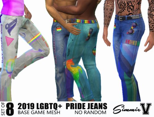 SimmieV_LGBTQ+ Pride Jeans