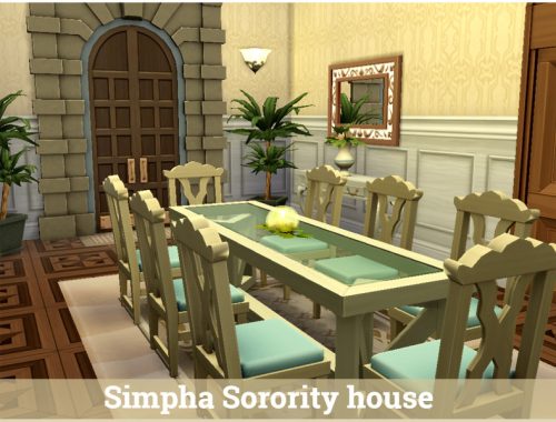 Simpha Sorority house.