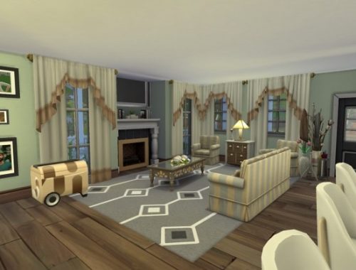 Simple Family Cottage by AmelieItsMe at Mod The Sims