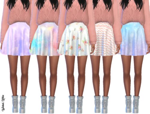 Simple Pastel Skirts - Mesh Needed