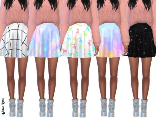 Simple Pastel Skirts - Mesh Needed