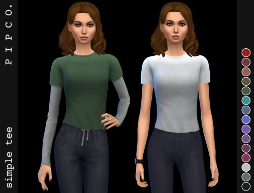 simple tee set