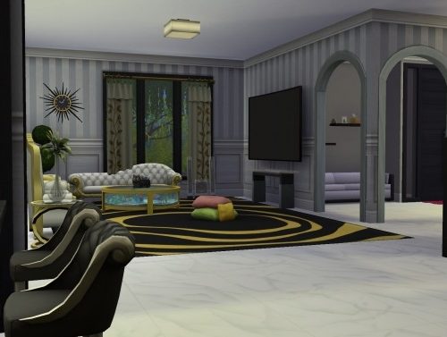 Simply Rich House No CC by selynroselyn at Mod The Sims