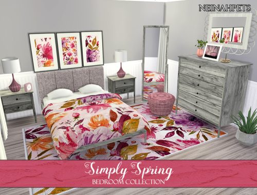 Simply Spring Bedroom Collection {Mesh Required}