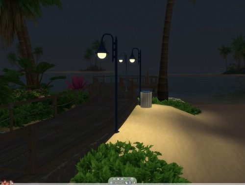 Sims 1 Vacation bin & lamp conversion by AlexCroft