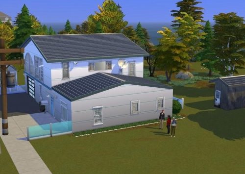 Sims 3 Solar Panel Roof conversion by BulldozerIvan at Mod The Sims