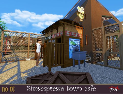 Simsespresso small town Cafe