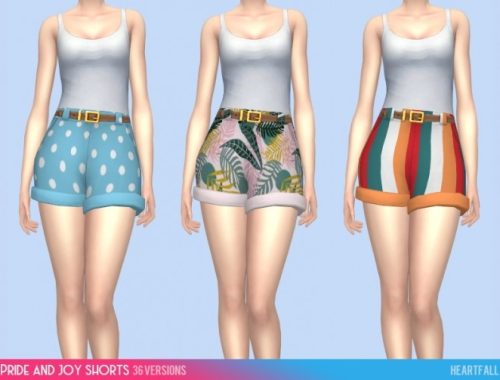 Simstrouble’s Pants and shorts recolors at Heartfall